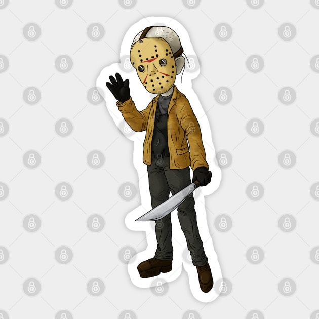 Jason Sticker by SpacebatDesigns 